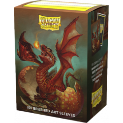 Protège-cartes Dragon Brushed Art Sleeves : Baby Dragon Sparky x100