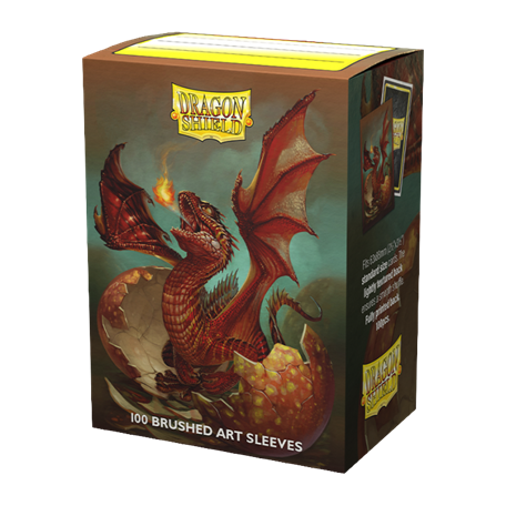 Protège-cartes Dragon Brushed Art Sleeves : Baby Dragon Sparky x100