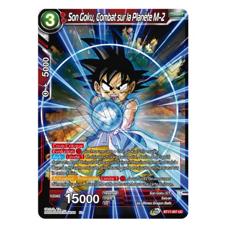 BT17-007 Son Goku, Combat sur la planète M-2