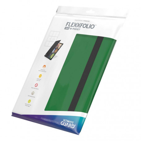 Ultimate Guard  Flexxfolio 360 - 18-Pocket - Portfolio Vert
