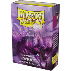 Dragon Shield 60 pochettes - Sleeves format japonais - Wraith Matte