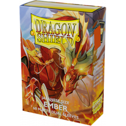 Dragon Shield 60 pochettes - Sleeves format japonais - Ember Matte