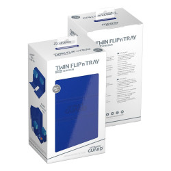 Ultimate Guard Twin Flip`n`Tray 200+ XenoSkin Monocolor Bleu