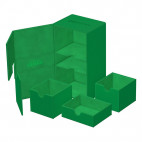 Ultimate Guard Twin Flip`n`Tray 200+ XenoSkin Monocolor Vert