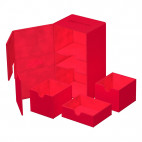 Ultimate Guard Twin Flip`n`Tray 200+ XenoSkin Monocolor Rouge