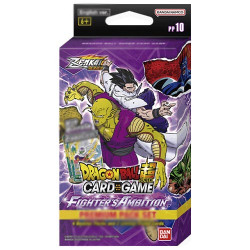 Premium Pack 10 Dragon Ball Super Card Game - Fighter's Ambition