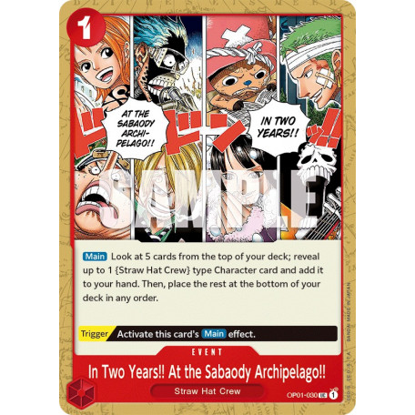 OP01-030 In Two Years!! At the Sabaody Archipelago!!