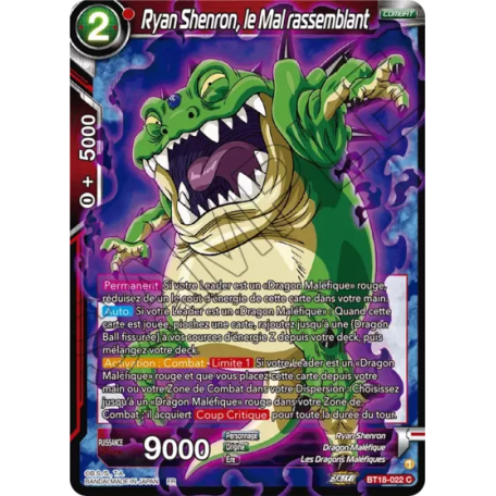 BT18-022 Haze Shenron, Gathering Evil