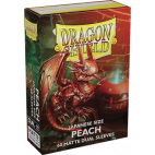 Dragon Shield 60 pochettes - Sleeves format japonais - Peach Dual Matte