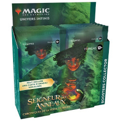 Boite de 12 Collector Boosters Magic Univers Infinis : Le Seigneur des Anneaux : Chroniques de la Terre du Milieu