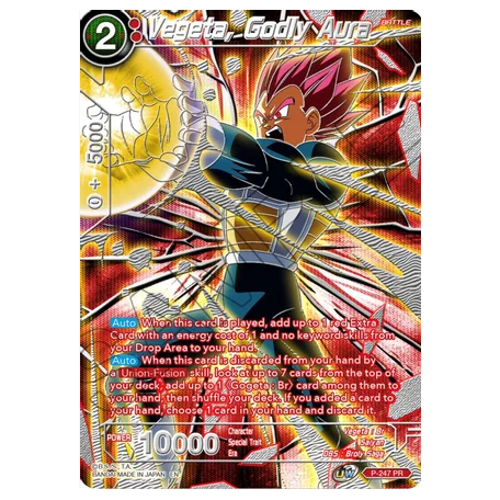 P-247  - Vegeta, Godly Aura