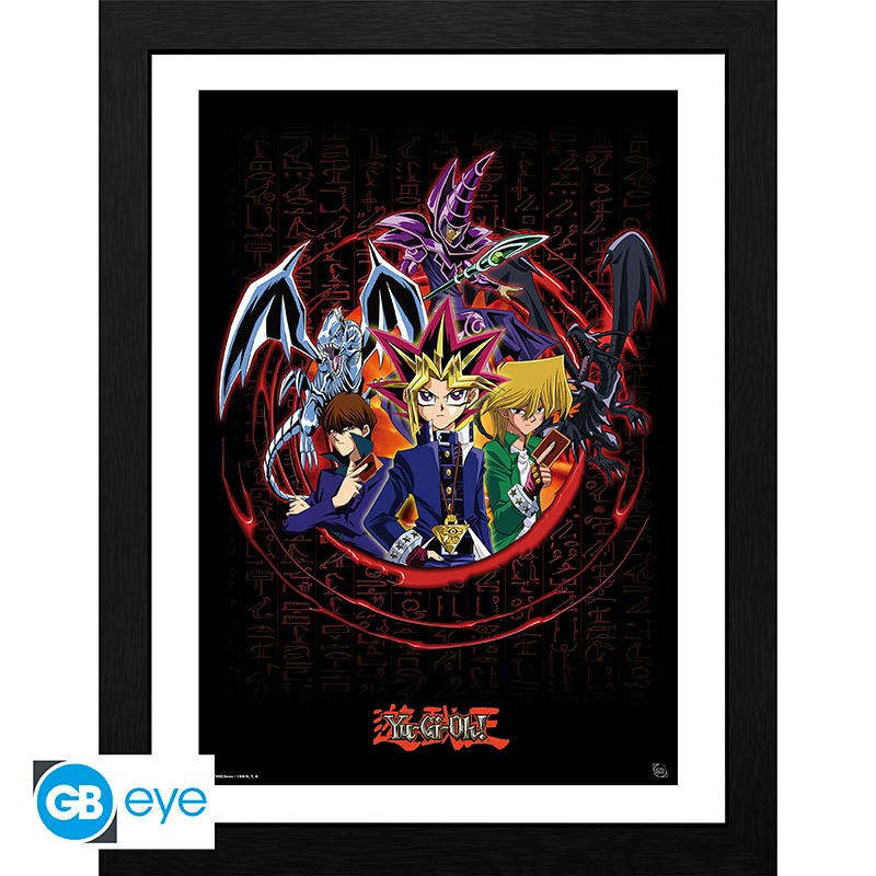 GB EYE Cadre Noir Chibi 52 X 38 Cm - Cadre Photo Officiel Pour Affiches Et Posters, Montage Horizontal Ou Vertical