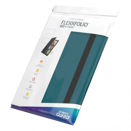 Ultimate Guard  Flexxfolio 360 - 18-Pocket - Portfolio Bleu Pétrole