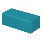 Ultimate Guard Twin Flip`n`Tray 266+  XenoSkin Monocolor Bleu Pétrole