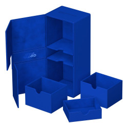 Ultimate Guard Twin Flip`n`Tray 266+  XenoSkin Monocolor Bleu