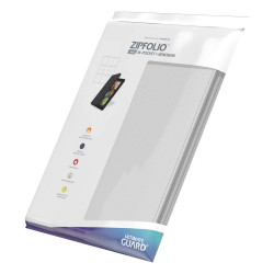 Ultimate Guard Zipfolio  360 - 18-Pocket XenoSkin - Portfolio Blanc