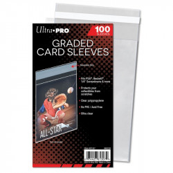 Ultra Pro Card Supplies 100 Graded Standard Card Sleeves psa ou pca