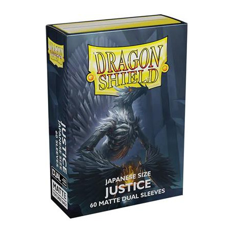 Dragon Shield 60 pochettes - Sleeves format japonais - Justice Dual Matte