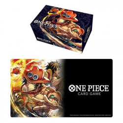 Tapis de jeu et Boîte de rangement - Portgas.D.Ace - One Piece Card Game