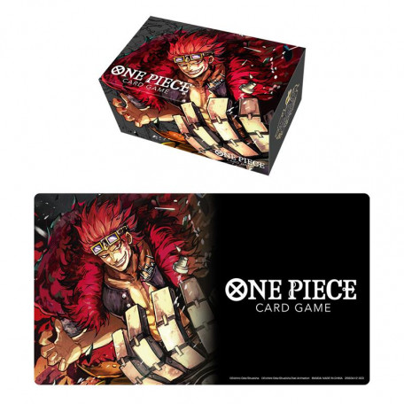 Tapis de jeu et Boîte de rangement - Eustass "Captain" Kid - One Piece Card Game