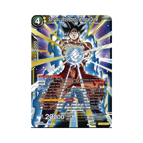 BT23-110-SR Son Goku Ultra Instinct, Technique Divine