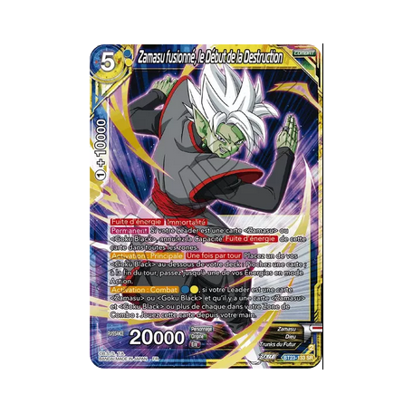 BT23-133-SR Zamasu fusionné, le Début de la Destruction