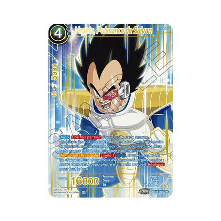 BT23-060-SPR Vegeta, Puissance de Saiyan