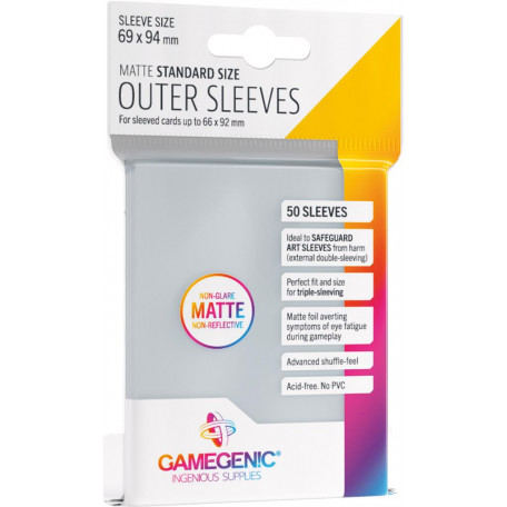 Protèges cartes - Outer Sleeves x50 - Standard Matte