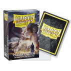 X100  "Sur Protèges cartes"  Matte Outer Sleeve - Transparent