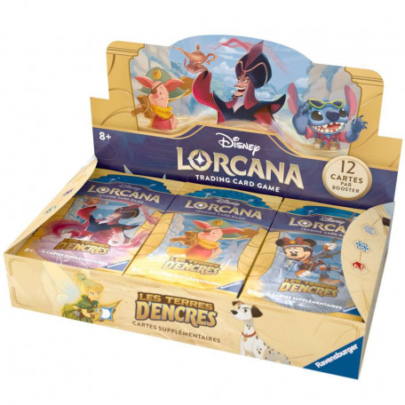 Disney Lorcana : Boite 24 boosters Chapitre 3 - Les Terres d'Encres  - Précommande à partir du 01/02/2024
