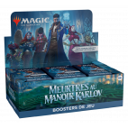 Boite de 36 boosters de jeu Magic Meurtres au Manoir Karlov