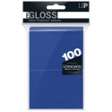 Protèges cartes  X100 - Blue / Bleu - Matte Standard Size