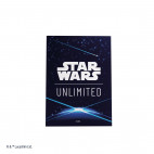 Sleeves double Pack Space Blue - Black Star Wars™: Unlimited