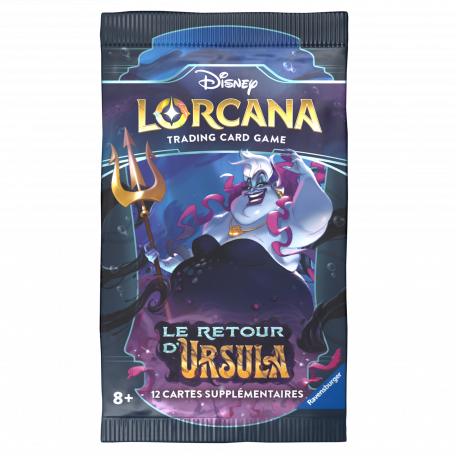 Disney Lorcana : Booster Chapitre 4 - Le retour d'Ursula - Précommande à partir du 18/04/2024