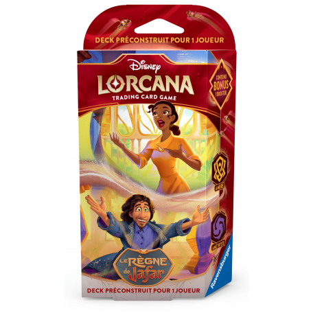 Deck de Démarrage Disney Lorcana : Le Règne de Jafar - Tiana / Bruno Madrigal - préco  le 07/05/2025