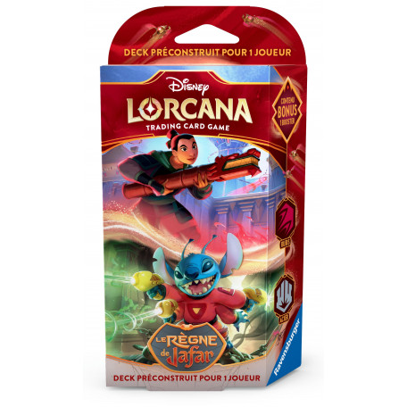 Deck de Démarrage Disney Lorcana : Le Règne de Jafar - Mulan / Stitch - préco  le 07/05/2025