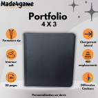 Portfolio 480 - 24-Pocket (Quadrow) Noir - Made4Game