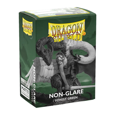 Protèges cartes - Deck Box x100 Non Glare -  Forest Green