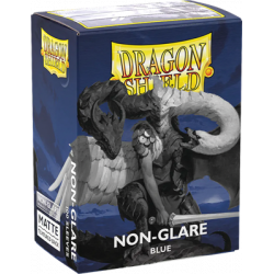 Protèges cartes - Deck Box x100 Non Glare -  Blue