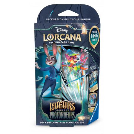 Deck de Démarrage Disney Lorcana : Lueurs dans les profondeurs - Judy / Robin