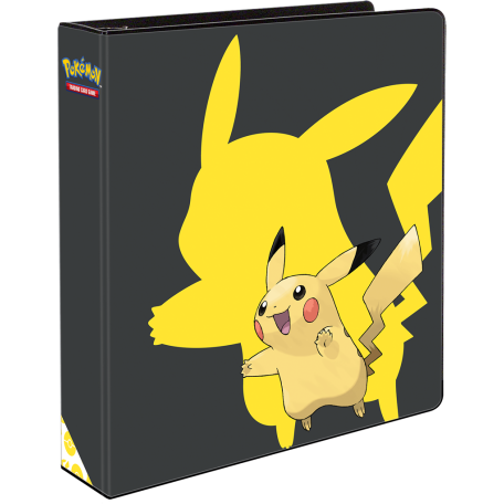 Classeur Pokémon : Pikachu Jaune noir