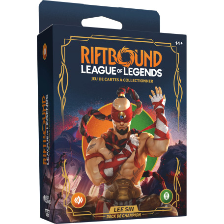 Deck de champion Riftbound: League of Legends TCG - OGN : Origines - Lee Sin