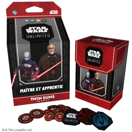 Deck Twin Suns Star Wars: Unlimited - Maître Et Apprentie