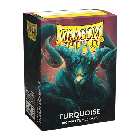 Protèges cartes - Deck Box x100 - Turquoise Matte
