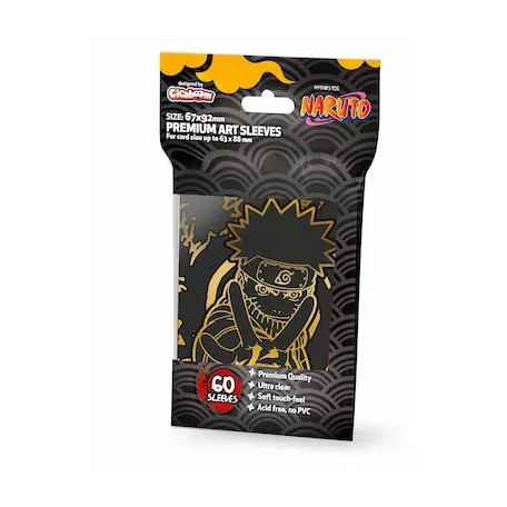 Naruto - Protèges Cartes Standard X60 - Gold Naruto