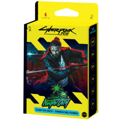 Starter Deck Cyberpunk TCG - WNC : Welcome To Night City - Embracing Power