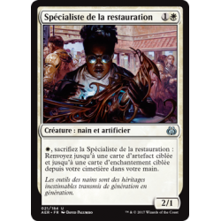 Spécialiste de la restauration / Restoration Specialist