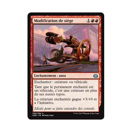 Modification de siège / Siege Modification