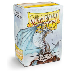 Protèges cartes - Deck Box x100 - Silver Matte