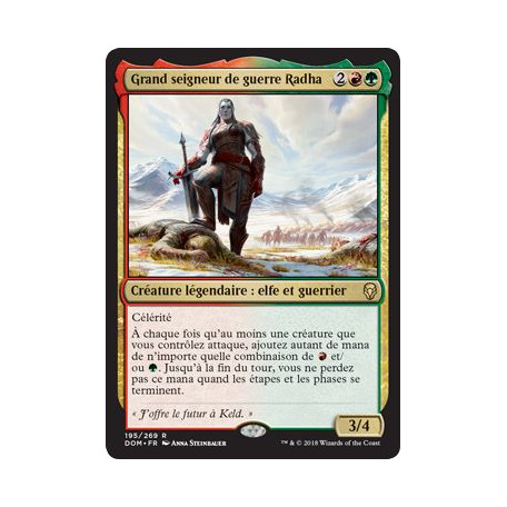 Grand seigneur de guerre Radha / Grand Warlord Radha